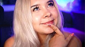 chubby blonde colombian screams as she rides her boyfriend's huge cock!