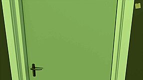 in big city, camera focuses on topless cassie