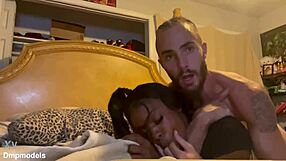 ebony blowjob doggystyle on webcam