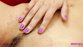 Super hot brunette teen shows her perfect pussy in an emotional casting interview