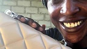 crazy bitch doing a wild striptease, ripping clothes off live for her fans