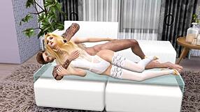 Sims 4 Wife Swap Turns Into Wild Swinger Action With Rough Babes