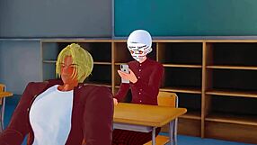 Koneko And Xenovia Lesbian Action!