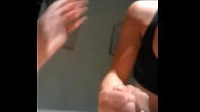 Brunette Swallows Cum Secretly