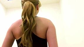 Athletic Babe Has Anal Sex In Bathroom With Pussy And Assfucking!