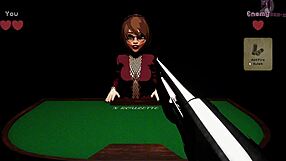 Cartoon porn with X roulette and blowjob ending
