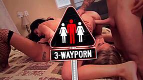 Hot poolside threesome with assfucking fun!