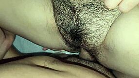 damn, casi nos descubren hijastra while banging that hairy slit!