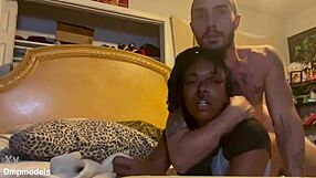 ebony blowjob doggystyle on webcam