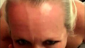 Milf sucks big black cock compilation, monster cock cumshot on big tits and facial