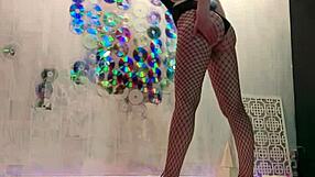 Passionate Beauty Jerks Off to Crazy Orgasm After Christmas Photoshoot