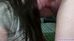 Amateur blowjob with a happy ending
