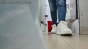 Spanish airport bathroom voyeur caught on hidden camera