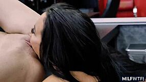 Bad milfs with tattoos perform intense blowjobs.