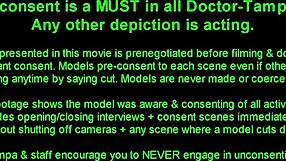 Semen Extraction 2 at Doctor Tampa’s clinic gets wild. Nonbinary medical perverts take him for cum collection in full movie.