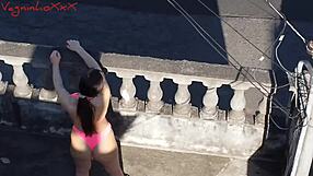 Vagninho and Pamela Pantera almost fuck outdoors