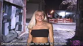 Hot Blonde Gets Naked in Ybor City