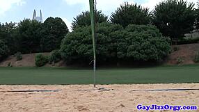 Sports Jock Cumcovered After Sucking Cock