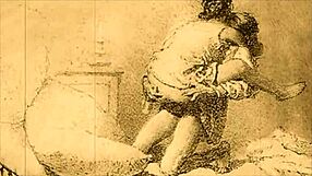 Hey, ever seen such a wild vintage erotic illustration before?