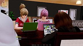 exploring the harem hotel in game episode 291