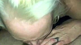 i'm the milf givin the best birthday blowjob ever, suckin that big cock with my blonde ass