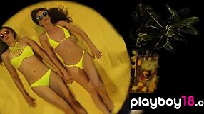 Watch American Babes Get Sensual Massages Outdoors!