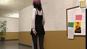 Shauna Sucks Big Cock at Gym!