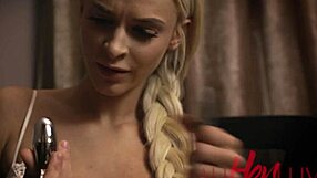 ALLHERLUV COM - EGGASM SURPRISE PREVIEW WITH PIERCED NIPPLES, BIG TITS, AND SCISSORING ACTION!