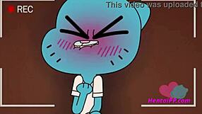 Gumball Cartoon Uncensored Blowjob and Handjob