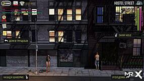 Își desface picioarele arătând pizda în joc