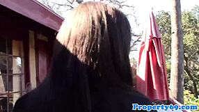 ebony realtor adrian maya cocksucking client bent over