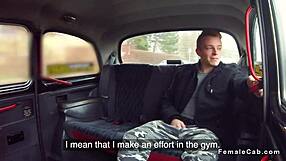 muscled dude fucks tanned cab driver outdoors