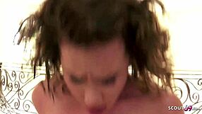 Cute Curly Hair Virgin Teen Seduces Friend For First Fuck!