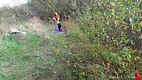 Kitty sucks stranger then doggy fucks