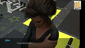 Shauna Sucks Big Cock at Gym!