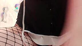 Passionate Beauty Jerks Off to Crazy Orgasm After Christmas Photoshoot