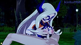 Tsuyu Asui, Mt Lady, Izuku Midoriya in Wild Hentai Creampie Action. My Hero Academia Gets Steamy!