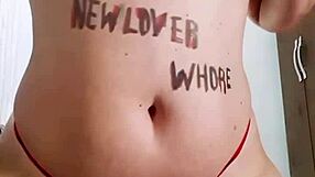 Watch This Naughty Slut Smoke and Strip Teasingly