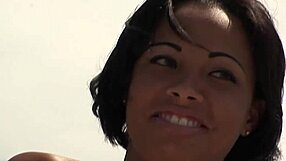 Sexy amateur teases monster cock with deep handjob and facial