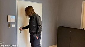 submissive slut feels intense pleasure as master fucks her ass and mouth during training