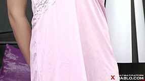 asian big tits wife strips nude for first time in amateur shoot 😍