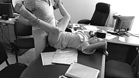 Boss, Why Are You Banging Your Petite Secretary on the Office Table?