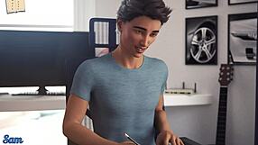 A wife and stepmother play a fun game together