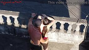 Vagninho and Pamela Pantera almost fuck outdoors