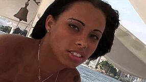 Sexy amateur teases monster cock with deep handjob and facial