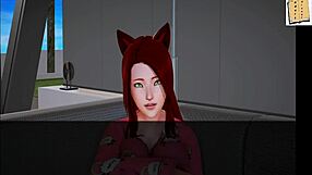 Homemade video with red hair and big ass, amateur game