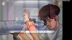 Petite Blonde Teen's Hot Sex Gameplay in Summertime Saga V0182 Part 15