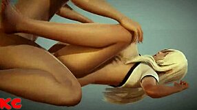 3D animated teen gets a sensual hand job and then gets fucked