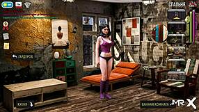 SHE SPREADS HER LEGS, SHOWING OFF THAT PUSSY IN THE GAME