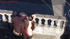 Vagninho and Pamela Pantera almost fuck outdoors